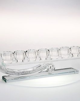 חנוכיה קריסטל 36X12סמ