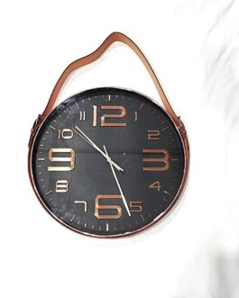 שעון קיר עם חגורת תלייה 60סמ