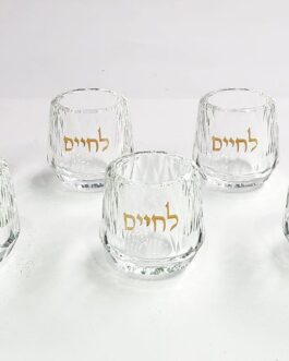 סט 6כוסות קריסטל לחיים
