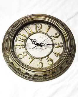 שעון קיר פלסטיק 50סמ