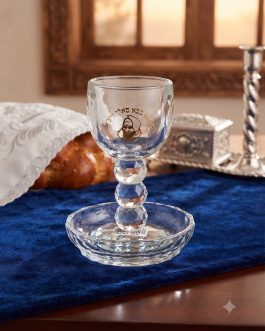 30.8 108יח גביע קידוש 15.5סמ קריסטל
