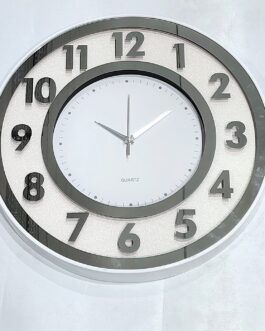 שעון קיר פלסטיק 50ס'מ