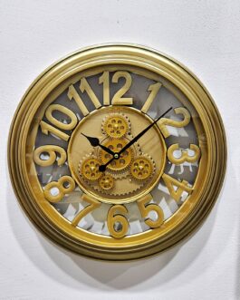 שעון קיר פלסטיק 50ס'מ