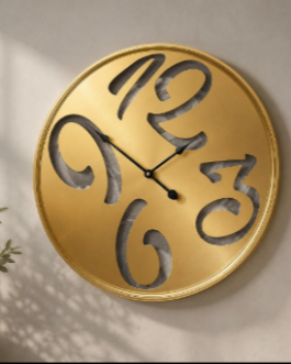 שעון קיר מתכת 60ס'מ