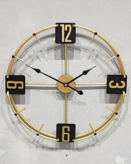 שעון קיר מתכת