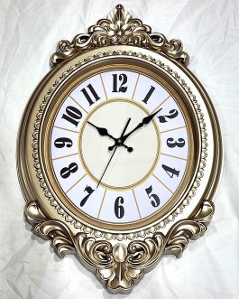 שעון קיר פלסטיק 62X42ס'מ