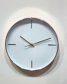 2.8שעון קיר פלסטיק 40ס'מ