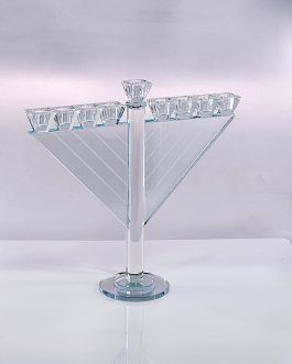 חנוכיה קריסטל 35 סמ חבד