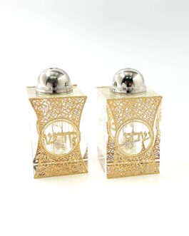 סט מלח פלפל קריסטל פלקט