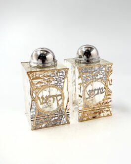 סט מלח פלפל קריסטל פלקט