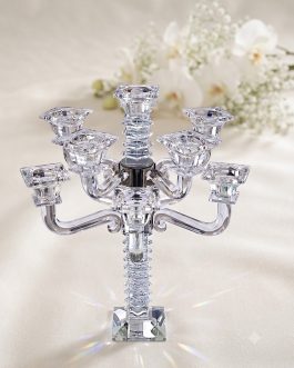 26.7פמוט קריסטל 11קנים