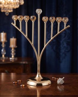חנוכיה מתכת40X47 סמ