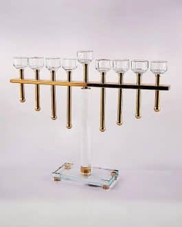 חנוכיה מתכת40X33 סמ