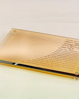 מגש קריסטל 20X30ס'מ*נטו