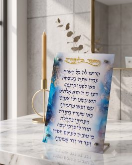 2.8 160יח מזמור לתודה אקריליק 20X25