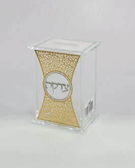 קופת צדקה קריסטל 8X6X12