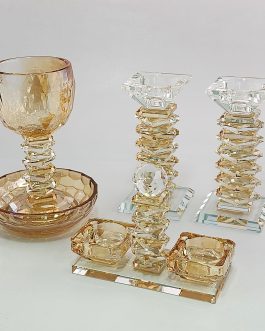 סט פמוט+גביע+מלחיה קריסטל