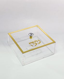 קופסא אקריליק למצה 21X21X10