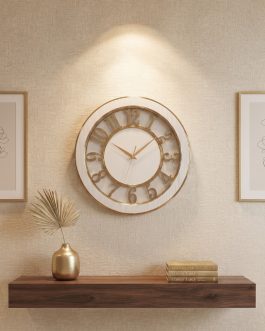 10.8 60יח שעון קיר פלסטיק 40סמ