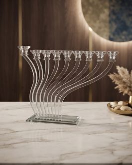 חנוכיה קריסטל 43X35