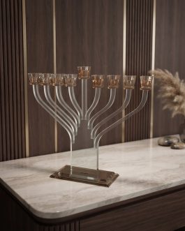 *31.10חנוכיה קריסטל 37X35