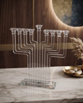 *31.10חנוכיה קריסטל 40X44