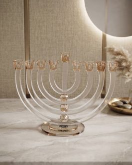 *31.10חנוכיה קריסטל 33X27