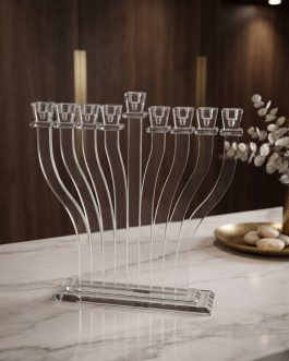 *31.10חנוכיה חבד קריסטל 33X34