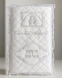 כרית לברית 70X47 סטן לבן
