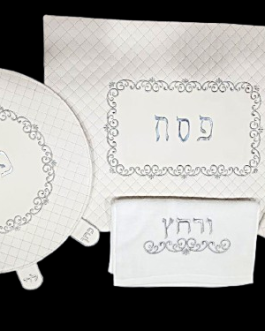 סט לפסח 4חלקים דמוי עור