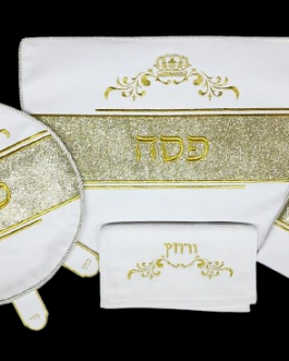 סט לפסח 4חלקים דמוי עור