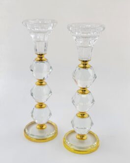 זוג פמוט קריסטל 22סמ