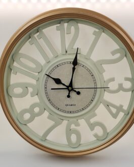 שעון קיר פלסטיק 43סמ