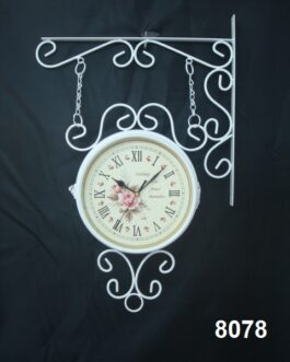 שעון רכבת נתלה לבן