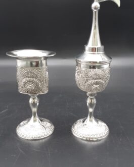 נר+בשמים להבדלה פיליגרן ניקל