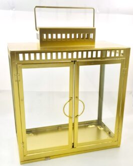 תיבה 50סמ זהב זכוכית מחוסמת40X20X50ס'מ