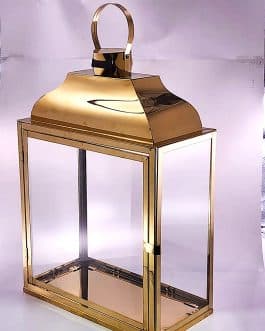 תיבה נרוסטה מוזהבת מתקפלת 40סמ