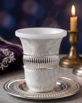 גביע מוכסף אמאיל 8.5 ס"מ