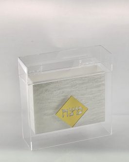 מעמד למצה אקריליק שייש לבן 24X24