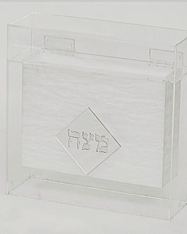 מעמד למצה אקריליק שייש לבן