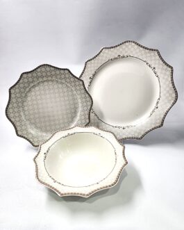 סט אוכל 18חלק' פורצלן