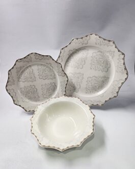 סט אוכל 18חלק' פורצלן