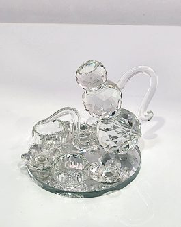 סט קפה מינייטור קריסטל