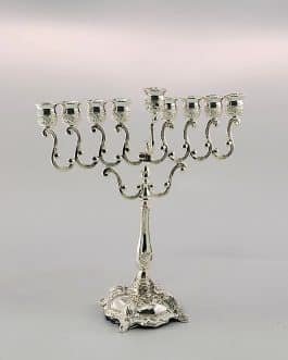 חנוכיה מוכסף 26X23 ס"מ*בסיס חדש