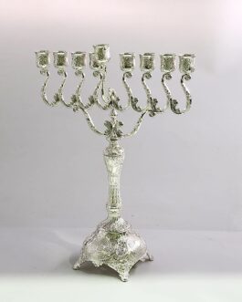 חנוכיה פיליגרן מוכספת 25X34סמ