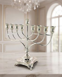 31.10חנוכיה מוכספת 31סמ