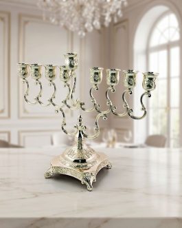 חנוכיה מוכספת 30סמ