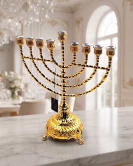 חנוכיה מוזהבת40ס'מ*מבצע
