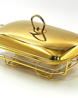 תבנית הגשה 1.6ליטר זהב+חימום